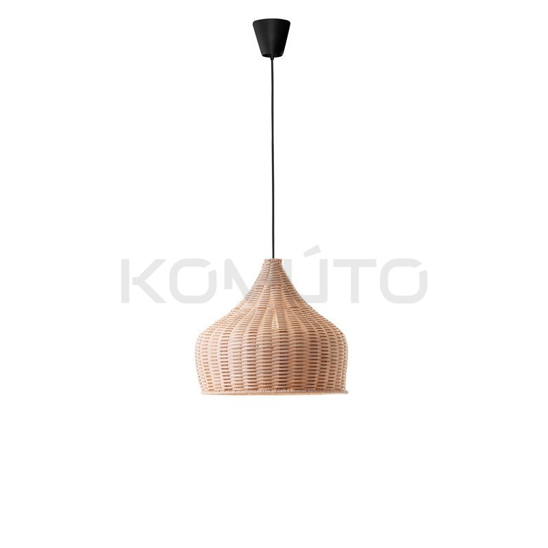 Lampa wisząca boho Woody rattan pleciony klosz Lampa wisząca boho Woody rattan pleciony klosz
