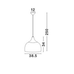 Lampa wisząca boho Woody rattan pleciony klosz Lampa wisząca boho Woody rattan pleciony klosz