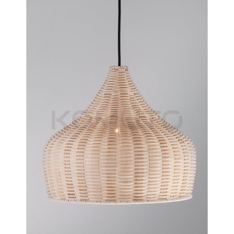 Lampa wisząca boho Woody rattan pleciony klosz Lampa wisząca boho Woody rattan pleciony klosz
