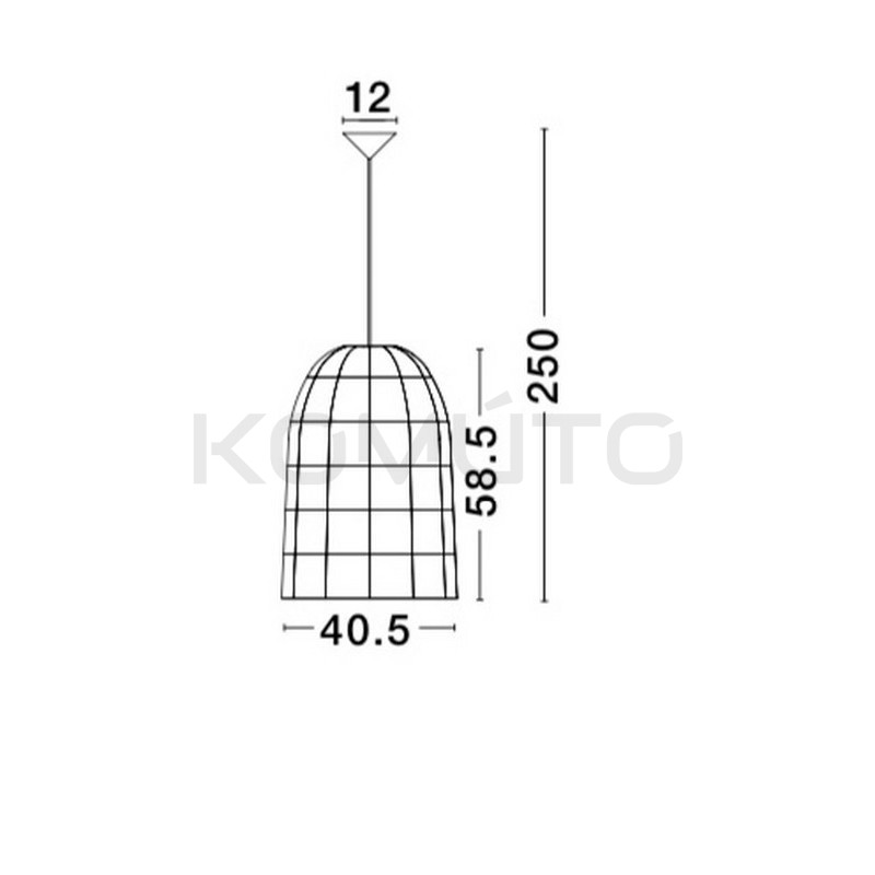 Lampa wisząca boho Banda biała bambus pleciony klosz Lampa wisząca boho Banda biała bambus pleciony klosz