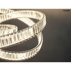 Kryształowa Lampa wisząca WAVE 75 chrom glamour Kryształowa Lampa wisząca WAVE 75 chrom glamour