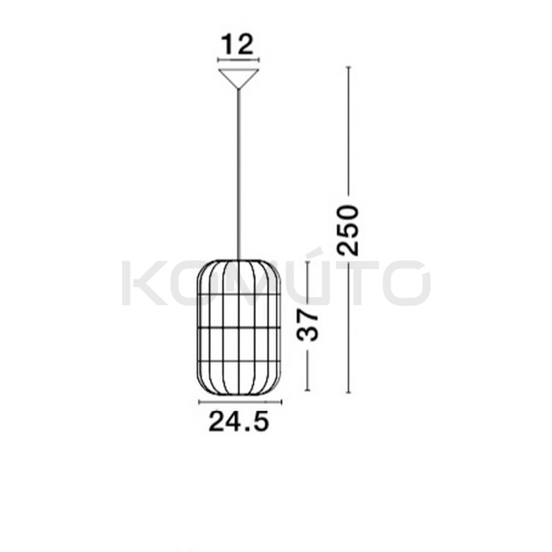 Lampa wisząca boho Banda Cylinder biała pleciony rattan Lampa wisząca boho Banda Cylinder biała pleciony rattan