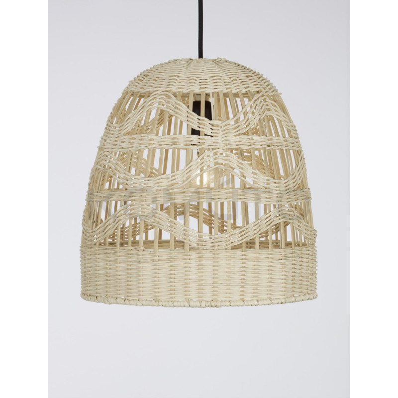 Lampa wisząca Boho HandMade Small klosz rattanowy pleciony