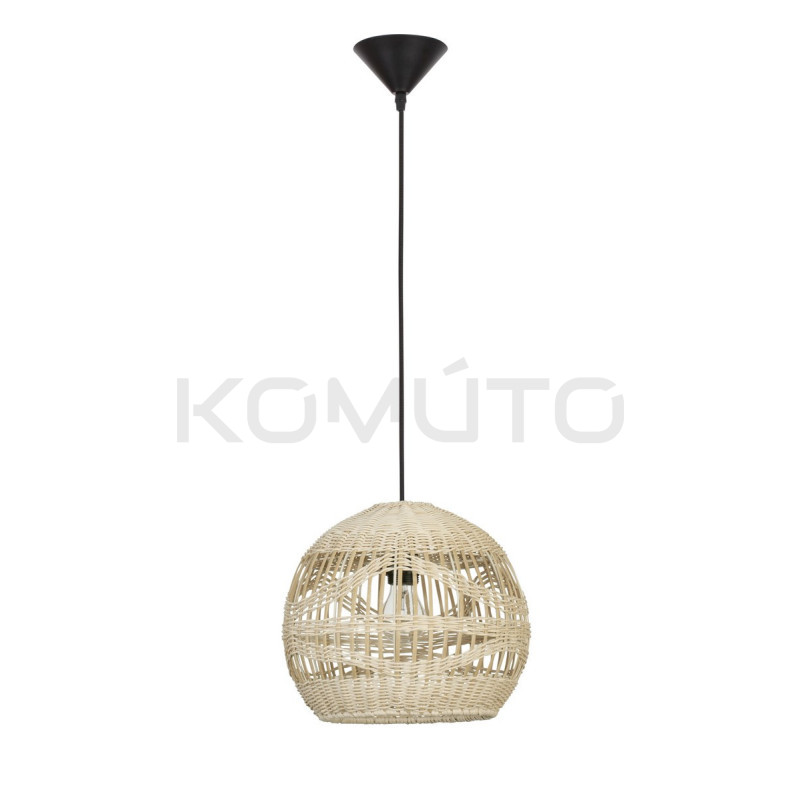 Lampa wisząca Boho HandMade ball Small klosz z rattanu