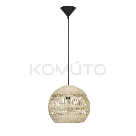 Lampa wisząca Boho HandMade ball Small klosz z rattanu