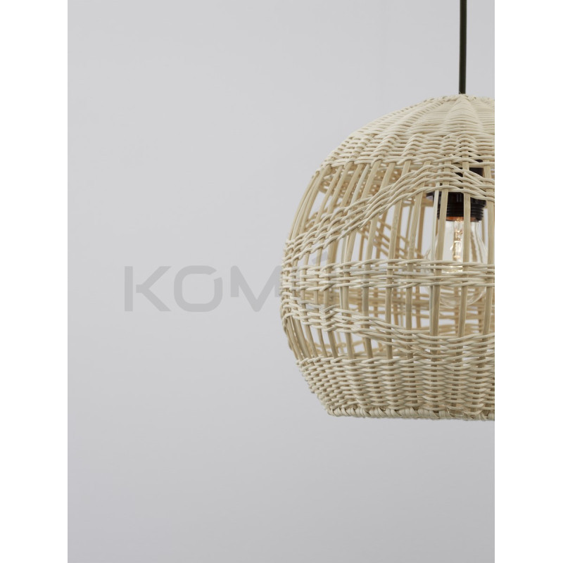 Lampa wisząca Boho HandMade ball Small klosz z rattanu