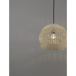 Lampa wisząca Boho HandMade ball Small klosz z rattanu