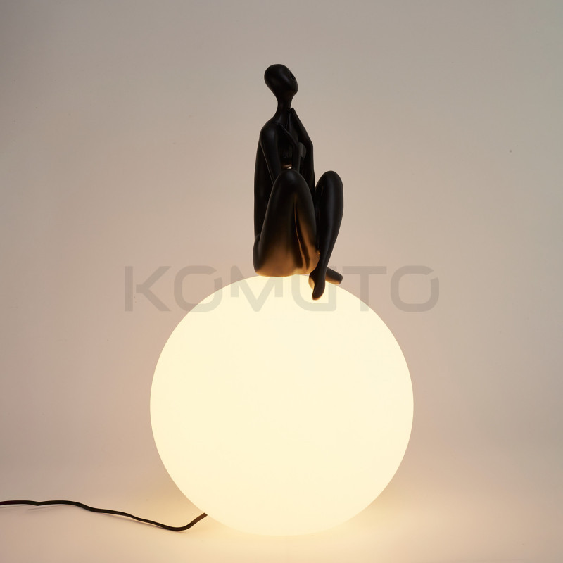 LAMPA STOŁOWA WOMAN-3 CZARNA średnica 35 LAMPA STOŁOWA WOMAN-3 CZARNA średnica 35