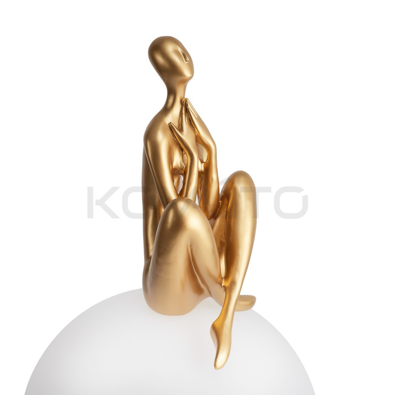 LAMPA STOŁOWA WOMAN-3 ZŁOTA średnica kuli 35 LAMPA STOŁOWA WOMAN-3 ZŁOTA średnica kuli 35