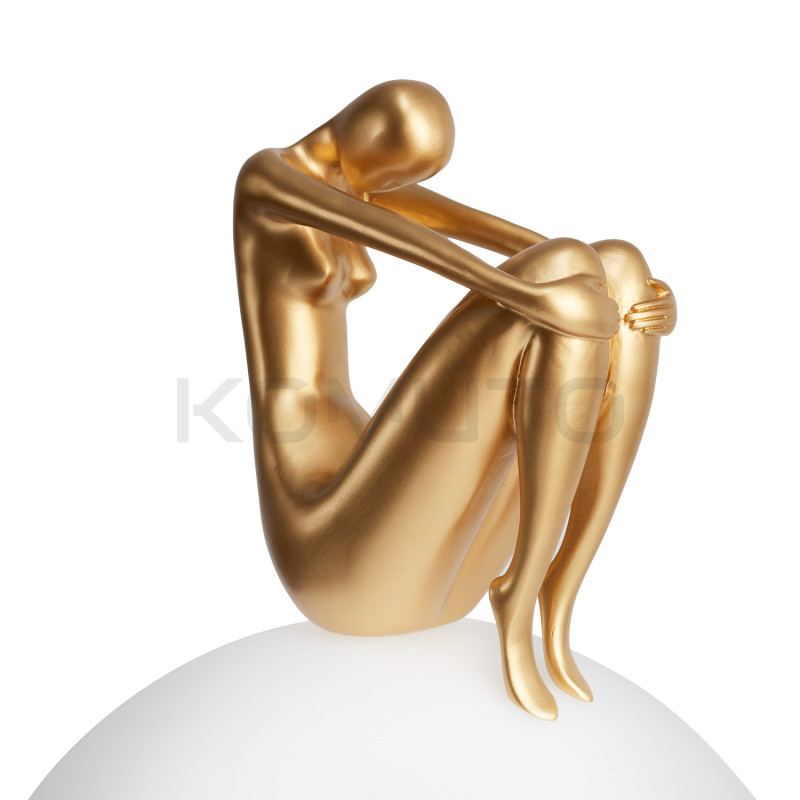 LAMPA STOŁOWA WOMAN-2 ZŁOTA średnica kuli 35 LAMPA STOŁOWA WOMAN-2 ZŁOTA średnica kuli 35