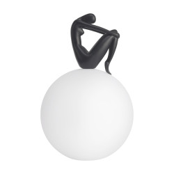 LAMPA STOŁOWA WOMAN-2 czarna 35