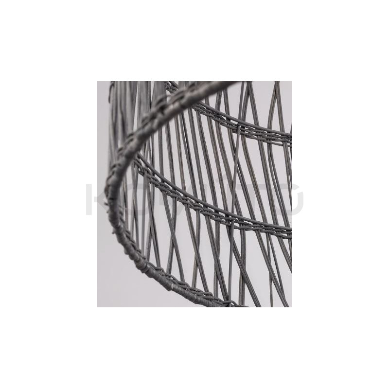 Lampa wisząca Boho Monaco szary rattan pleciona Lampa wisząca Boho Monaco szary rattan pleciona