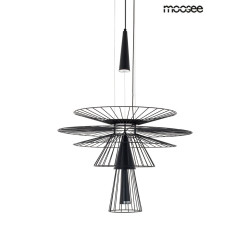 Lampa Wisząca geometryczna SESTO 250 czarna Lampa Wisząca geometryczna SESTO 250 czarna