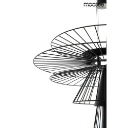 Lampa Wisząca geometryczna SESTO 250 czarna Lampa Wisząca geometryczna SESTO 250 czarna
