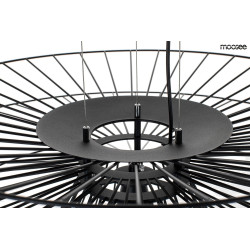 Lampa Wisząca geometryczna SESTO 250 czarna Lampa Wisząca geometryczna SESTO 250 czarna