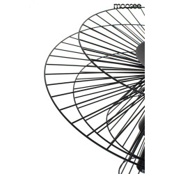 Lampa Wisząca geometryczna SESTO 250 czarna Lampa Wisząca geometryczna SESTO 250 czarna