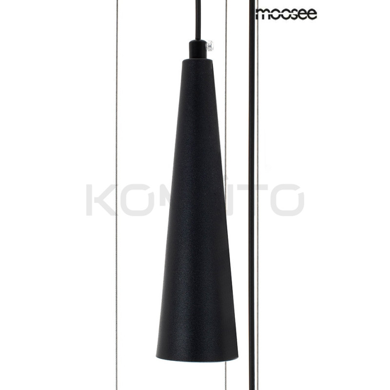 Lampa Wisząca geometryczna SESTO 250 czarna Lampa Wisząca geometryczna SESTO 250 czarna