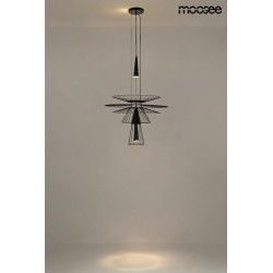 Lampa Wisząca geometryczna SESTO 250 czarna Lampa Wisząca geometryczna SESTO 250 czarna
