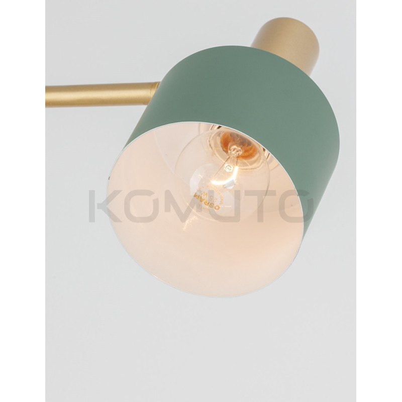 Lampa podłogowa Maxim zielono złota 165