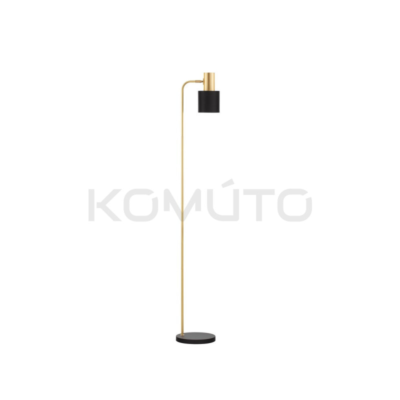 Lampa podłogowa Maxim czarno złota 153