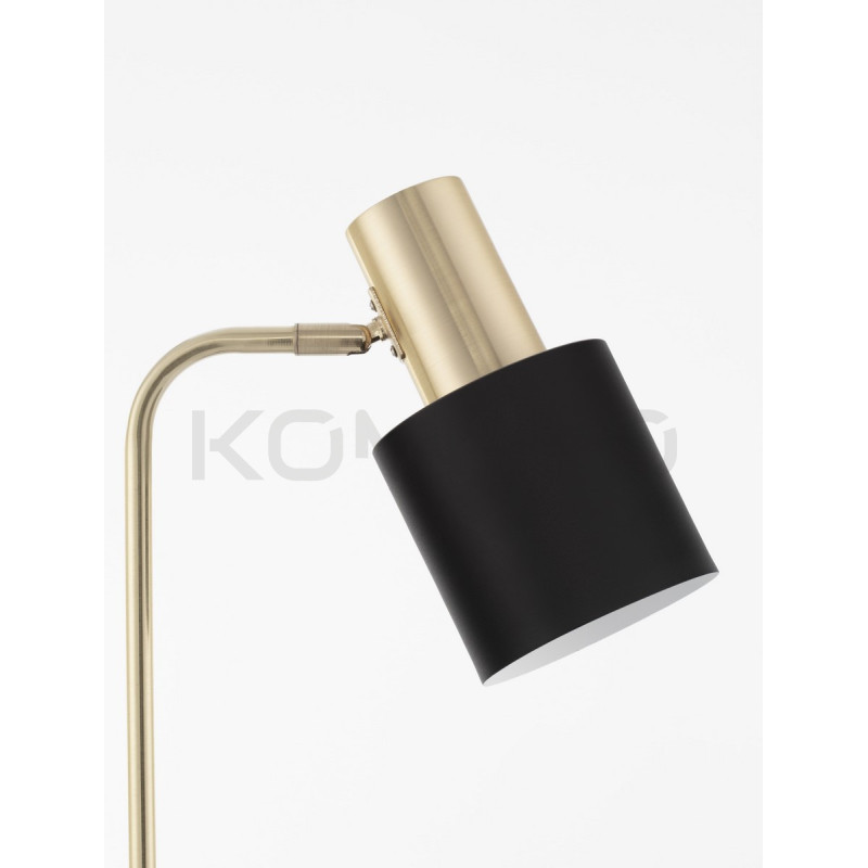 Lampa podłogowa Maxim czarno złota 153