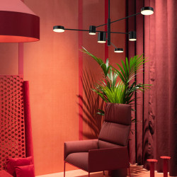 LAMPA WISZĄCA geometryczna  CLEX  6 czarna 100 LAMPA WISZĄCA geometryczna  CLEX  6 czarna 100