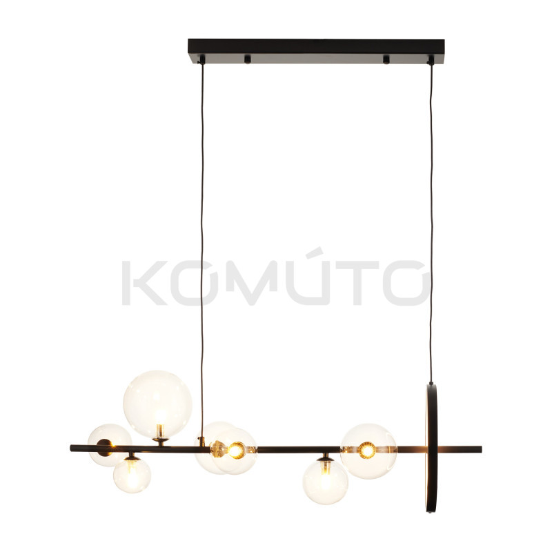 LAMPA WISZĄCA ORION LONG-90 CZARNA pozioma nad stół LAMPA WISZĄCA ORION LONG-90 CZARNA pozioma nad stół