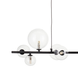 LAMPA WISZĄCA ORION LONG-90 CZARNA pozioma nad stół LAMPA WISZĄCA ORION LONG-90 CZARNA pozioma nad stół