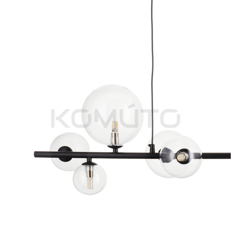 LAMPA WISZĄCA ORION LONG-90 CZARNA pozioma nad stół LAMPA WISZĄCA ORION LONG-90 CZARNA pozioma nad stół