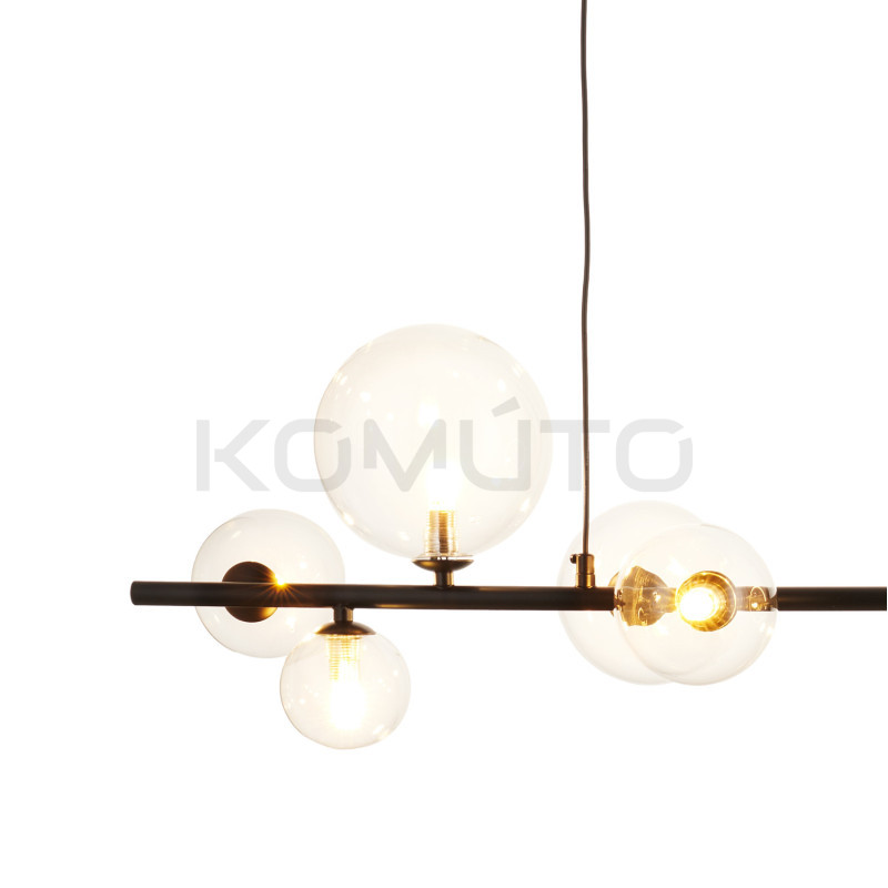 LAMPA WISZĄCA ORION LONG-90 CZARNA pozioma nad stół LAMPA WISZĄCA ORION LONG-90 CZARNA pozioma nad stół