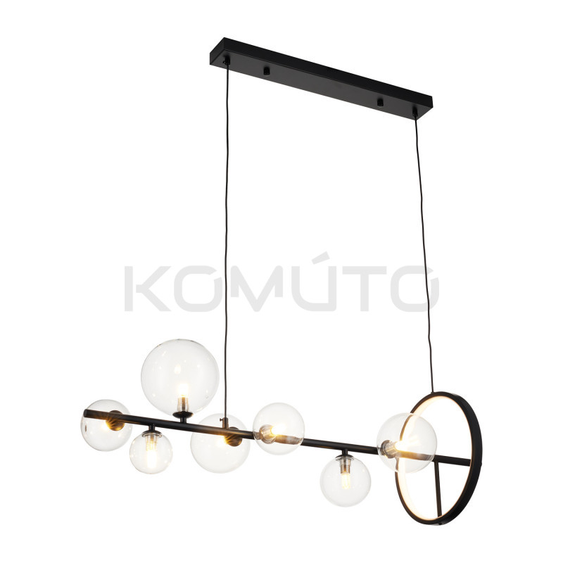 LAMPA WISZĄCA ORION LONG-90 CZARNA pozioma nad stół LAMPA WISZĄCA ORION LONG-90 CZARNA pozioma nad stół