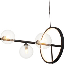 LAMPA WISZĄCA ORION LONG-90 CZARNA pozioma nad stół LAMPA WISZĄCA ORION LONG-90 CZARNA pozioma nad stół