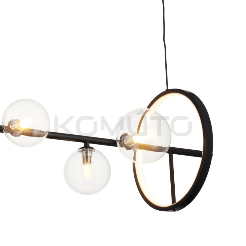 LAMPA WISZĄCA ORION LONG-90 CZARNA pozioma nad stół LAMPA WISZĄCA ORION LONG-90 CZARNA pozioma nad stół