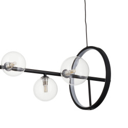 LAMPA WISZĄCA ORION LONG-90 CZARNA pozioma nad stół LAMPA WISZĄCA ORION LONG-90 CZARNA pozioma nad stół