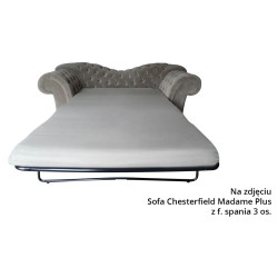 Mała sofa chesterfield z funkcją spania Madame Wave 2 os.