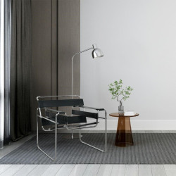 Fotel designerski bauhaus Wassily czarny podstawa z rurek Fotel designerski bauhaus Wassily czarny podstawa z rurek