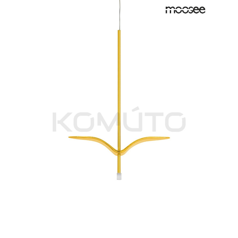 Lampa wisząca glamour GAVI A złota