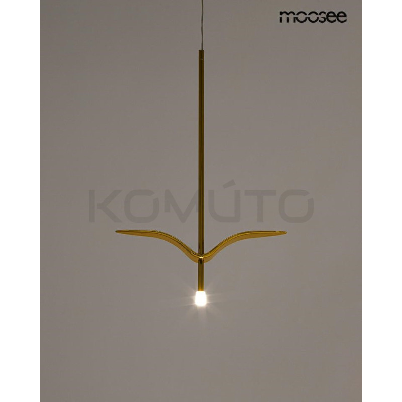 Lampa wisząca glamour GAVI A złota