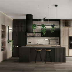 Lampa wisząca Plant Line lampa pozioma z trzema doniczkami  Lampa wisząca Plant Line lampa pozioma z trzema doniczkami