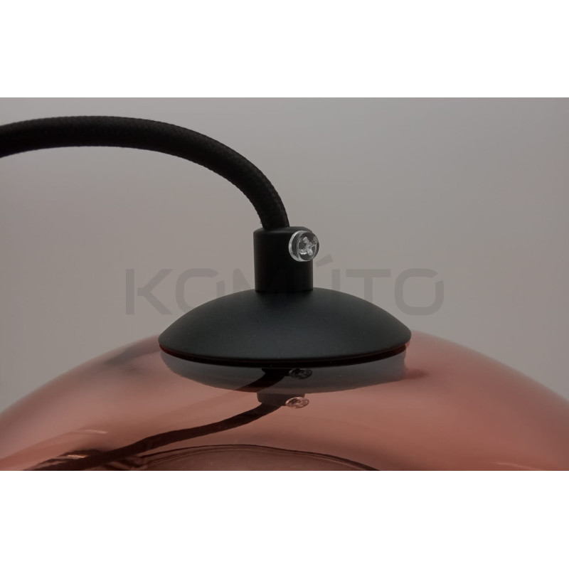 Lampa wisząca glamour miedziana Mirror Bolla 30