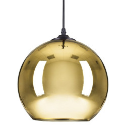 Lampa wisząca glamour złota Mirror Bolla 30