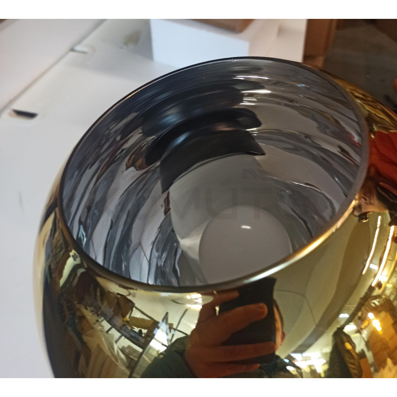 Lampa wisząca glamour złota Mirror Bolla 30