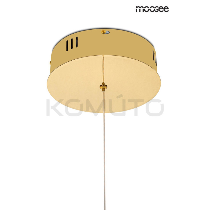 Lampa wisząca kryształowa WAVE 120 złota glamour Lampa wisząca kryształowa WAVE 120 złota glamour