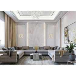 Kinkiet glamour WAVE kryształowy srebrny chrom Kinkiet glamour WAVE kryształowy srebrny chrom