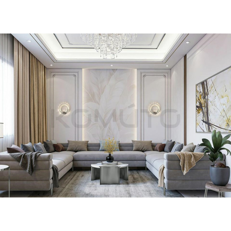 Kinkiet glamour WAVE kryształowy srebrny chrom Kinkiet glamour WAVE kryształowy srebrny chrom