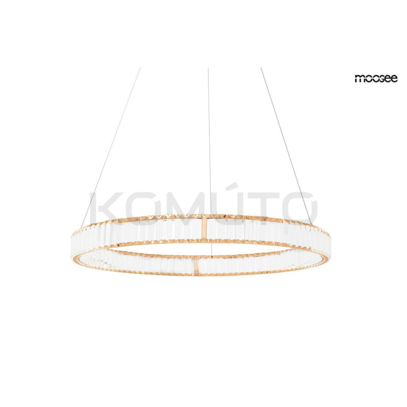 Lampa wisząca glamour LIBERTY 60 złota nowoczesny żyrandol