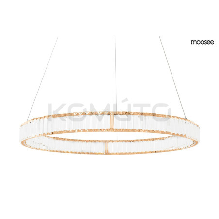 Lampa wisząca glamour LIBERTY 80 złota nowoczesny żyrandol