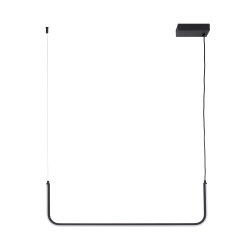 LAMPA WISZĄCA czarna MINIMA-1 LED 80