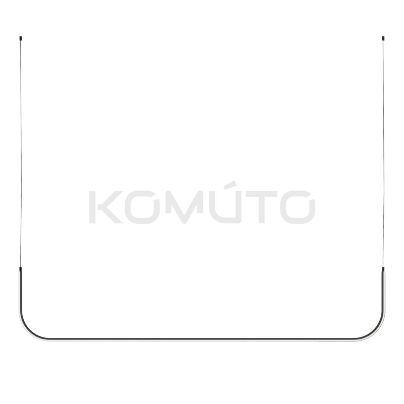 LAMPA WISZĄCA MINIMA-1 LED 80 czarna pozioma LAMPA WISZĄCA MINIMA-1 LED 80 czarna pozioma