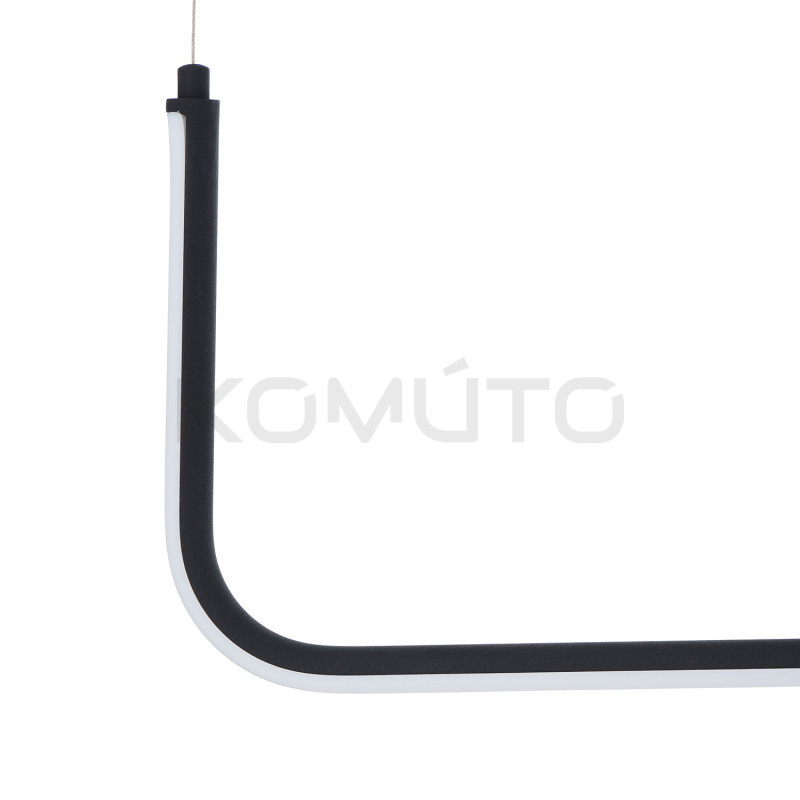 LAMPA WISZĄCA MINIMA-1 LED 80 czarna pozioma LAMPA WISZĄCA MINIMA-1 LED 80 czarna pozioma